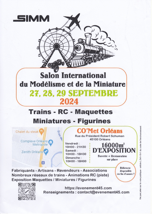 Salon international du modélisme et de la miniature RR1TRb-affiche