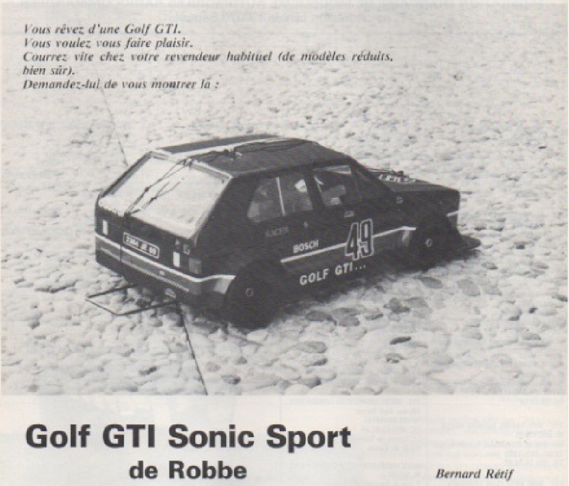 Golf GTI Robbe Sonic