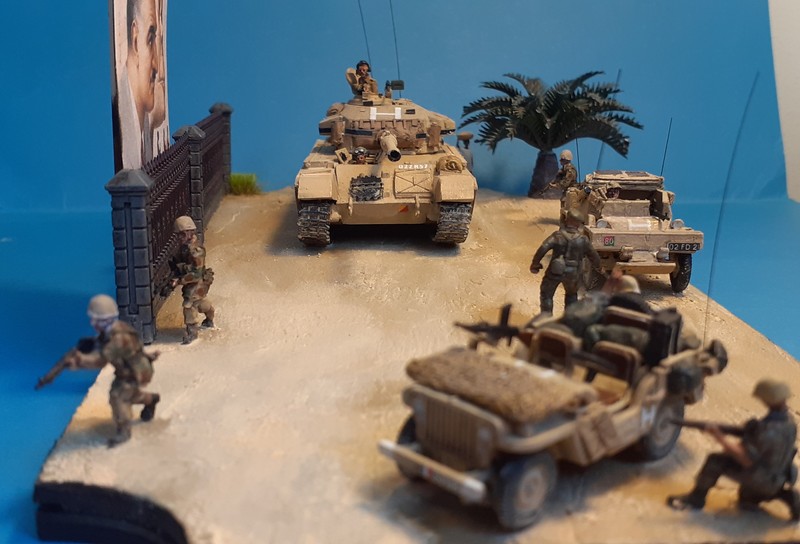 Suez 1956 : Jeep +Dingo + Centurion