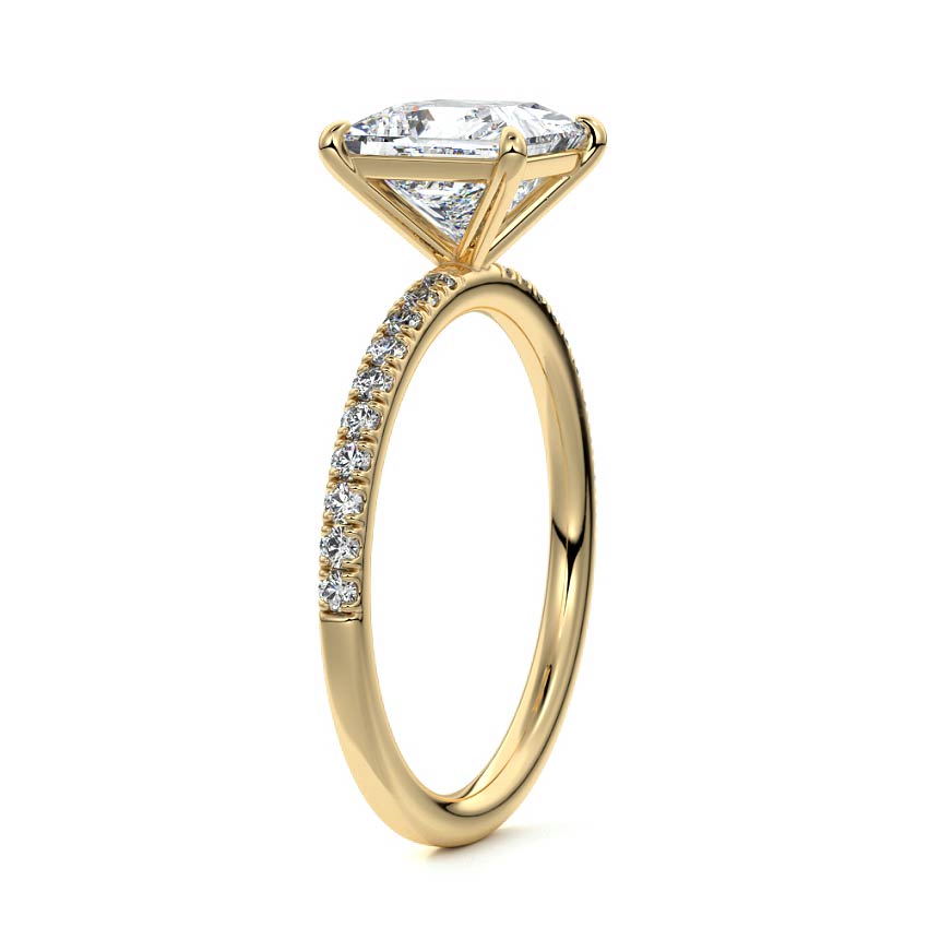 Bague Solitaire Diamant 1,15 Carat Or Jaune 18K - Alliance Diamants - Taille 54