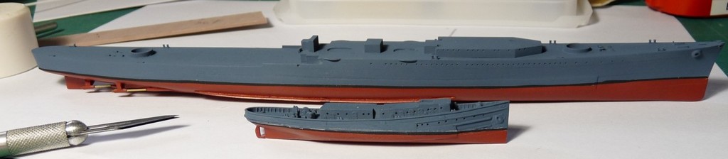 Après la Bataille. Croiseur lourd USS Minneapolis, Bataille de Tassafaronga. Combrig et Corsair Armada, Diorama au 700e ACveSb-Minneapolis-31