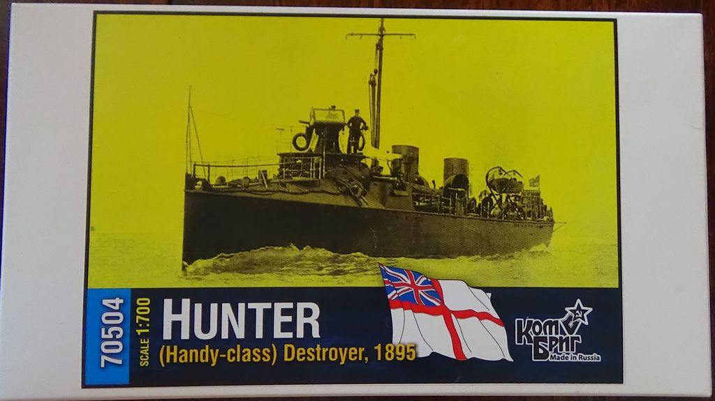 Les premiers destroyers britanniques, 1893 à 1900, Combrig Gc3fSb-EarDest-27-Hunter