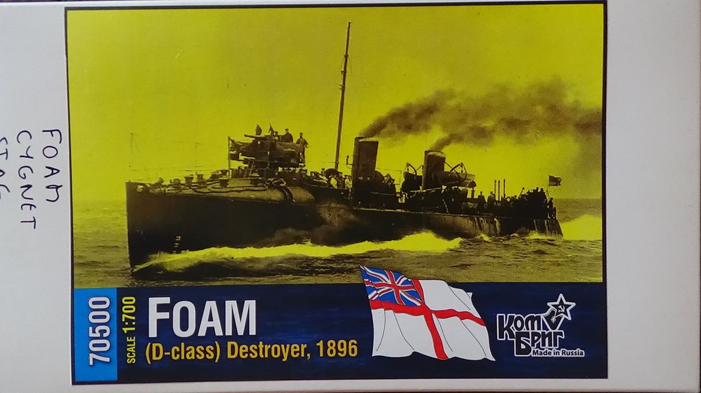 Les premiers destroyers britanniques, 1893 à 1900, Combrig Lc3fSb-EarDest-42-Foam