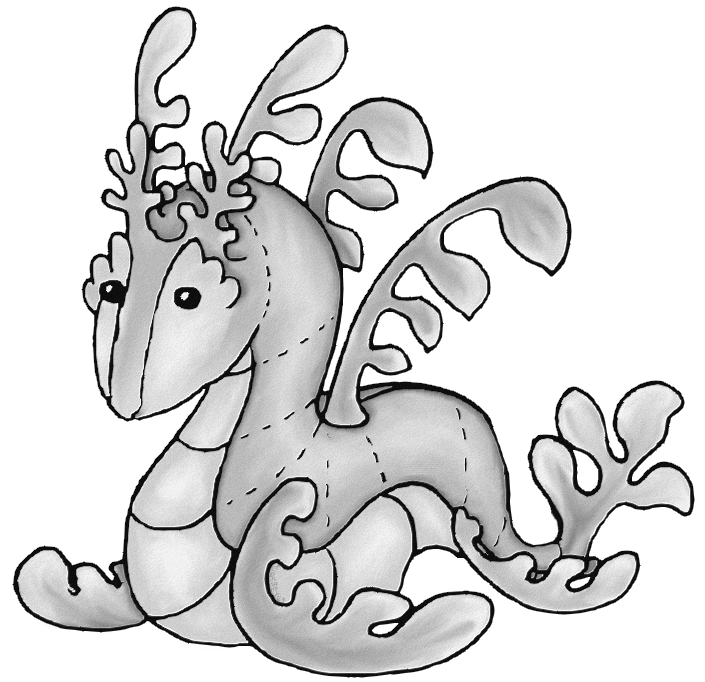 Plushie test digital gris