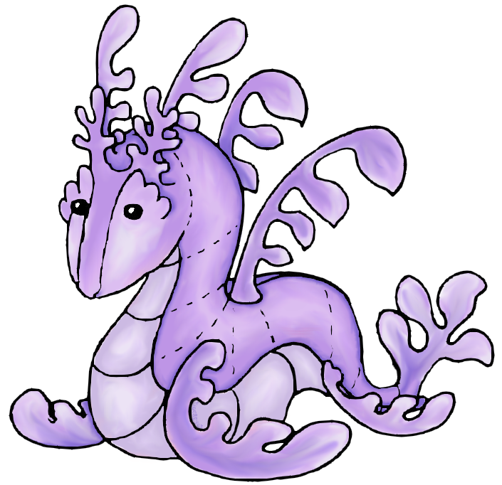 Plushie test digital mauve