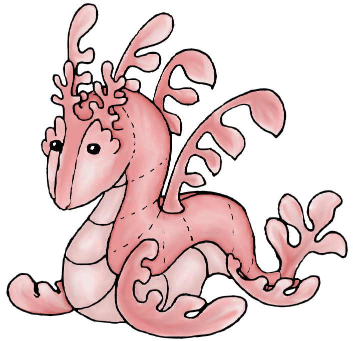 Plushie test digital rouge