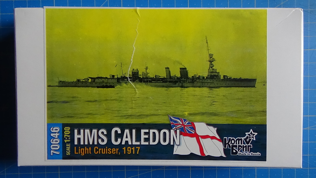 HMS Caledon, croiseur léger britannique, 1917 et 1941, Combrig B05gSb-1917-HMS-Caledon-01