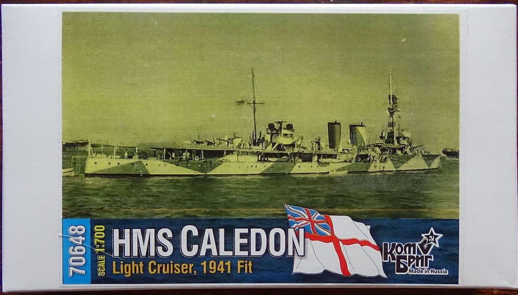 HMS Caledon, croiseur léger britannique, 1917 et 1941, Combrig Jd6gSb-1941-HMS-Caledon-01