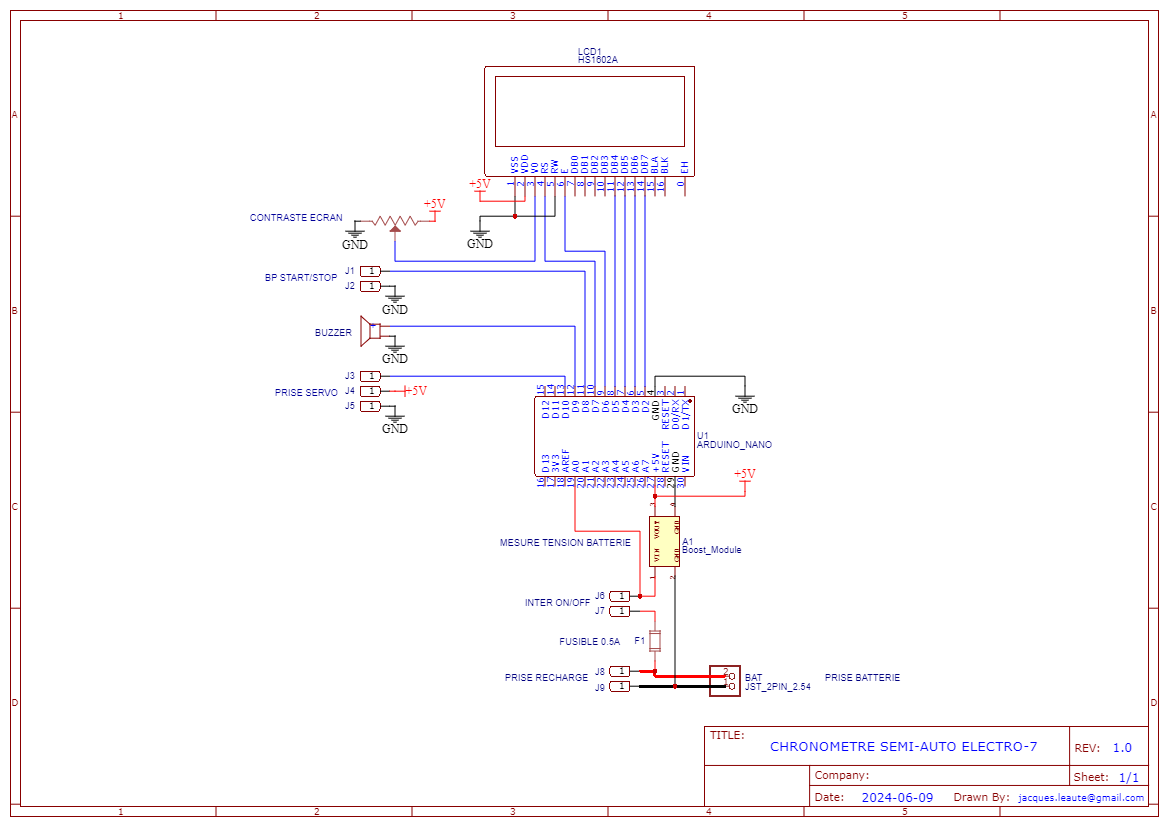 Fabrication d'un chrono Electro 7 24070801521926698318432158