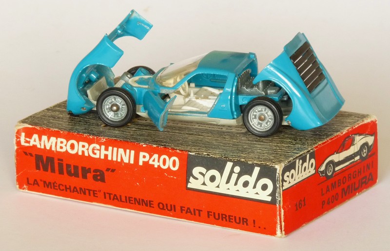 #2562 Lamborghini Miura Solido profil ouverte sur boite web