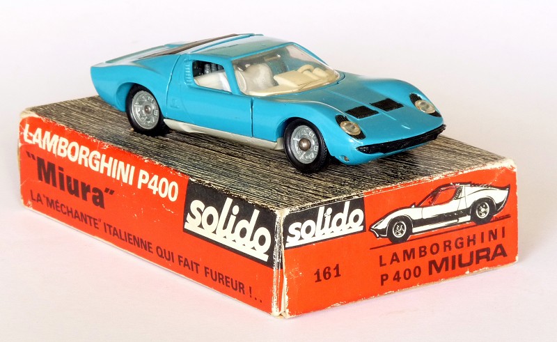 #2562 Lamborghini Miura Solido face sur boite web