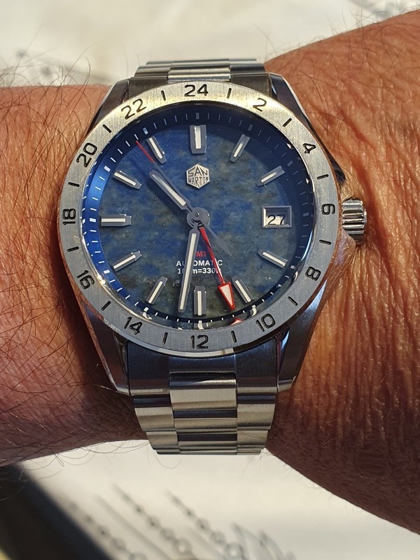 [Vends] San Martin GMT cadran Lapis Lazuli 24092710554913383218470904