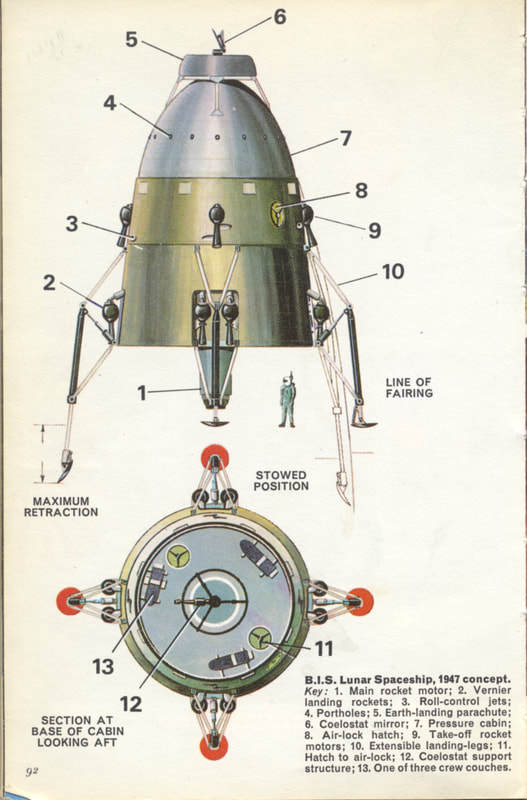 1/72e Projet de Lunar Lander, British Interplanetary Society, 1949 TCKXSb-1949-MoonLander-42