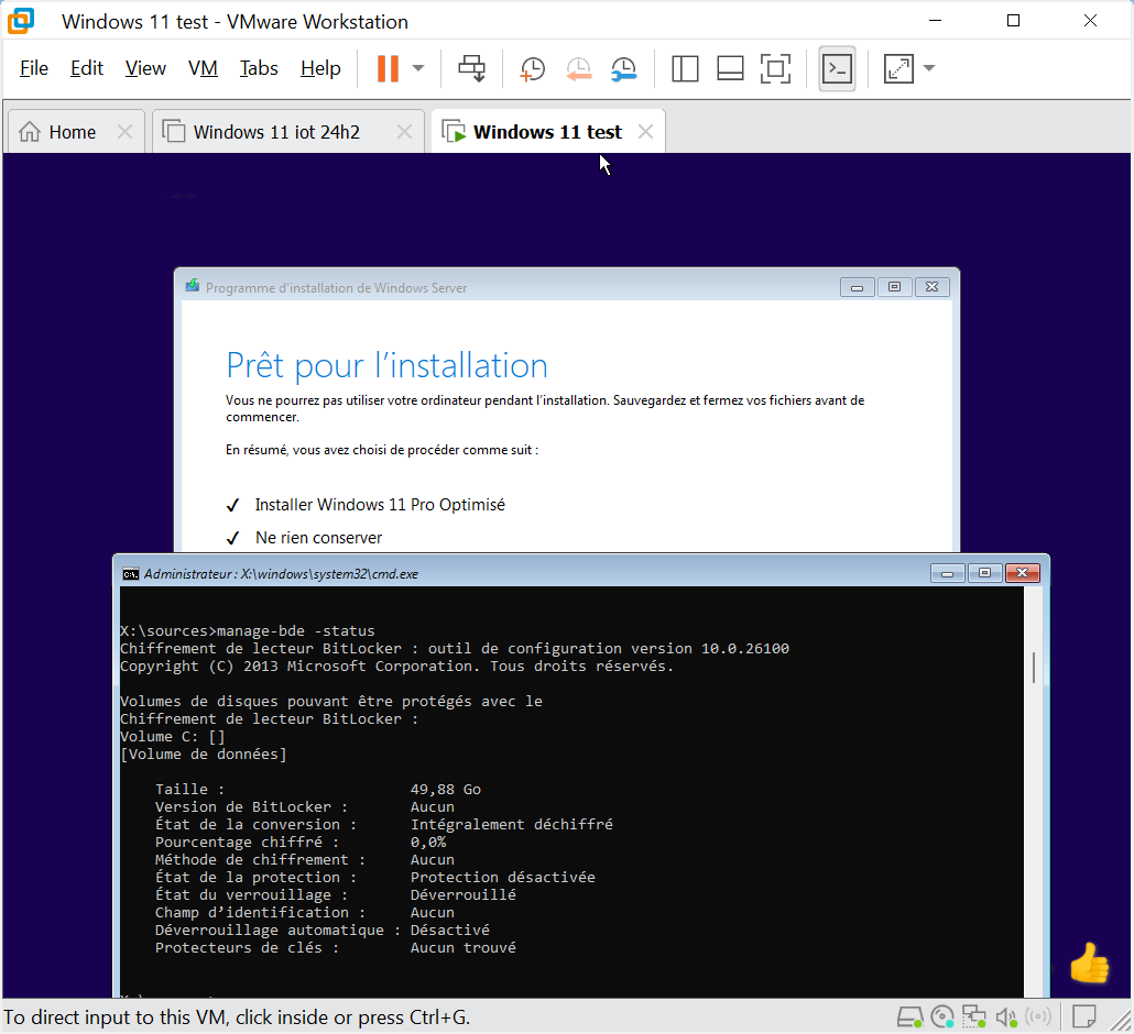 2024-10-10 10_45_15-Windows 11 test - VMware Workstation