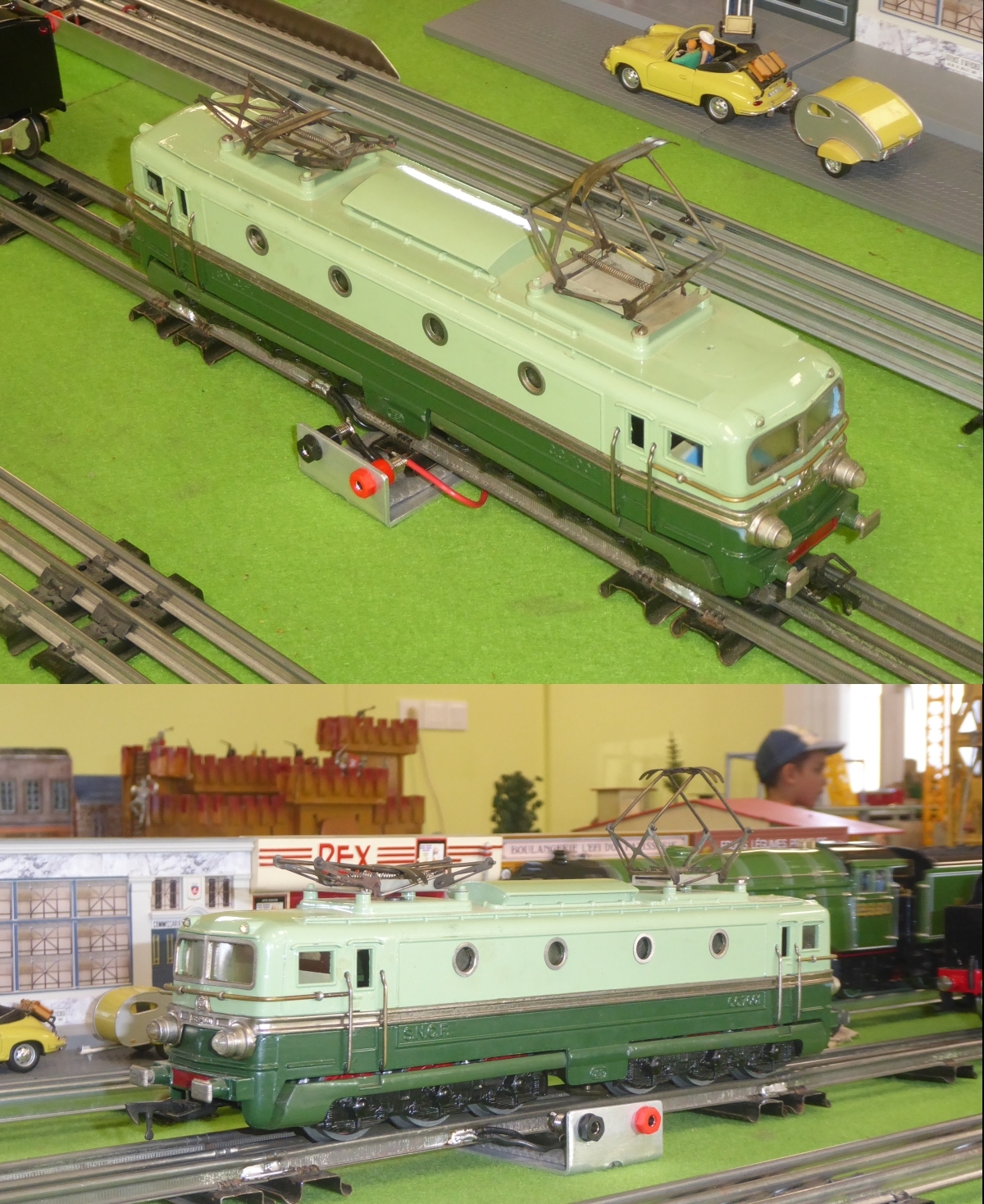 Expo Model Trains CFE-Tinplate Rhônalpin / OMNIBUS / ADImin-MARV sur Andancette (26) ETHdTb-JEP-CC7001-dual-motor