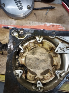 circuit huile - carter alternateur