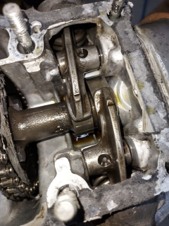 circuit huile - culbuteur