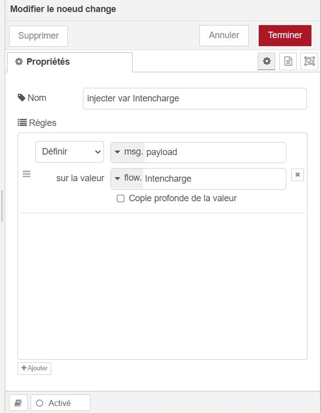utilisation variable