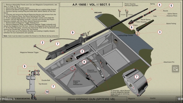 Spitfire V - Canon location 01