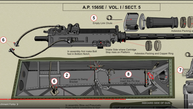 Spitfire V - machine gun location 03