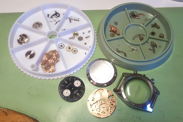 Restauration d'un chrono Rotary aquaplunge Skindiver 24122807075314657918513168