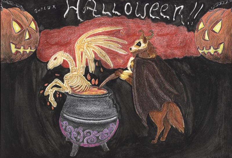 2. Tigereyes concours Halloween Gothicat 2012