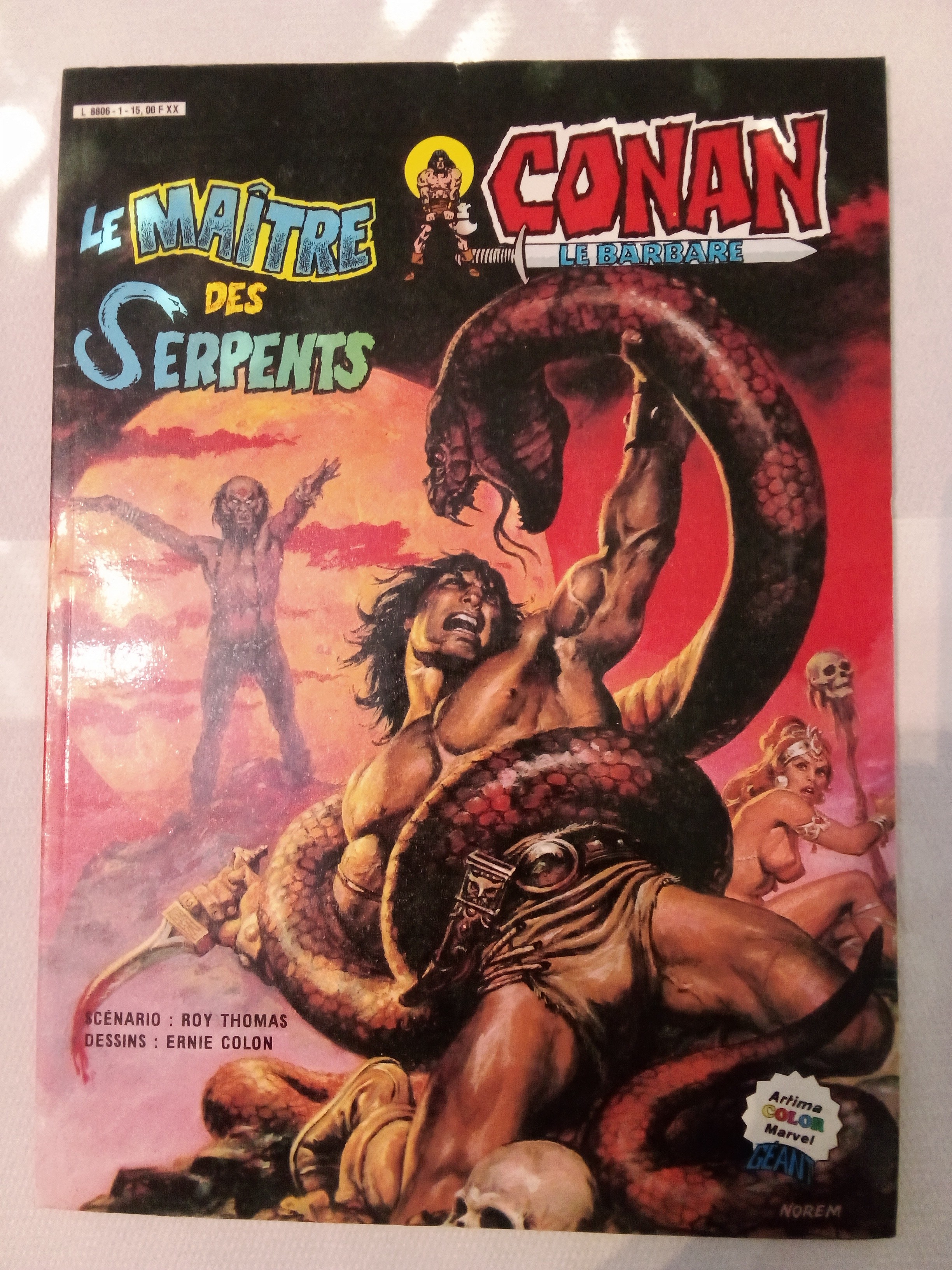 Conan le maitre des serpents