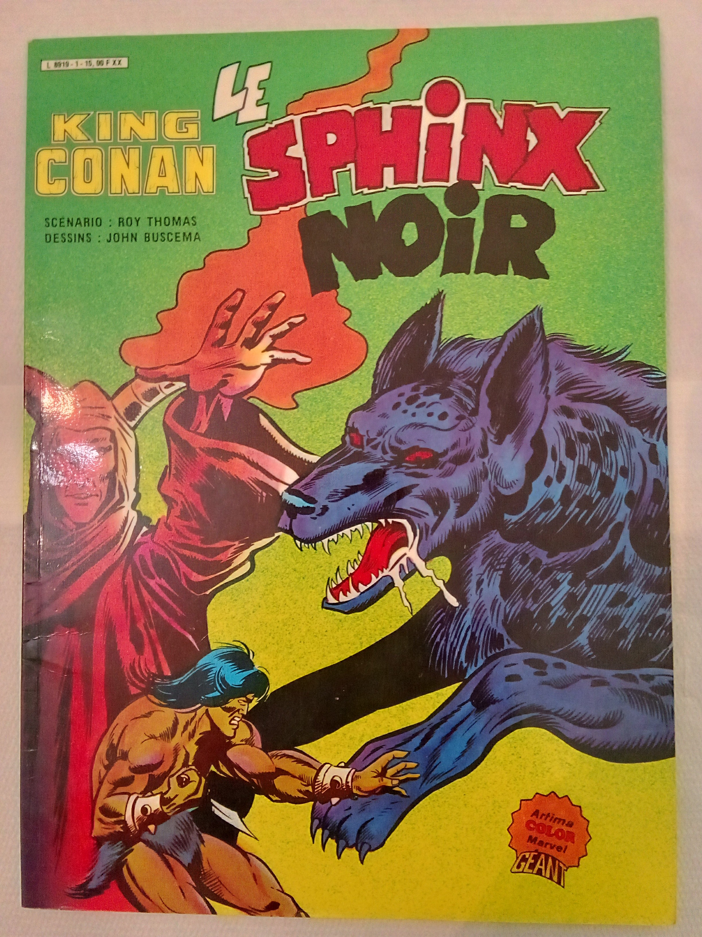 King Conan le sphinx noir