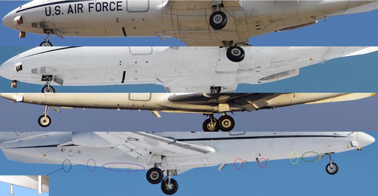 T1A Jayhawk - antennas dessous