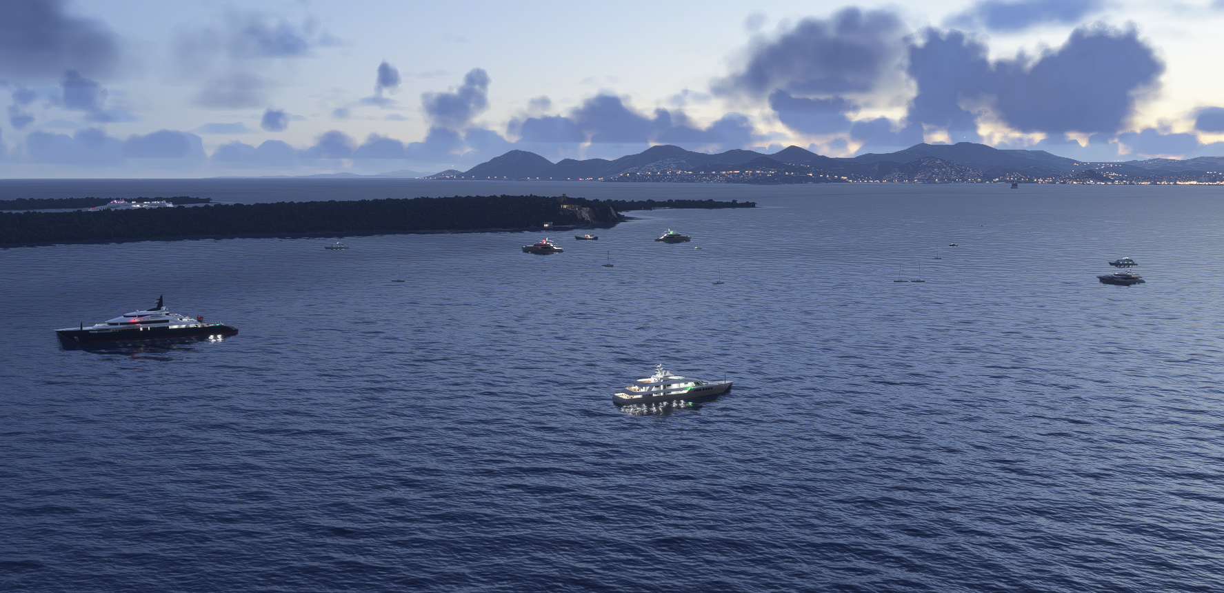 MSFS 2024 Global AI Ship Traffic Real Time