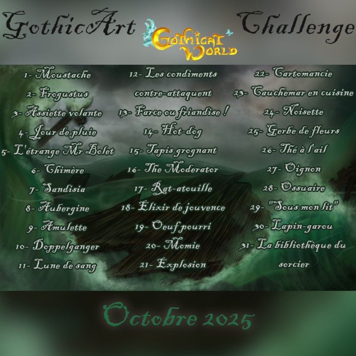 GothicArt 2025 th&egrave;mes