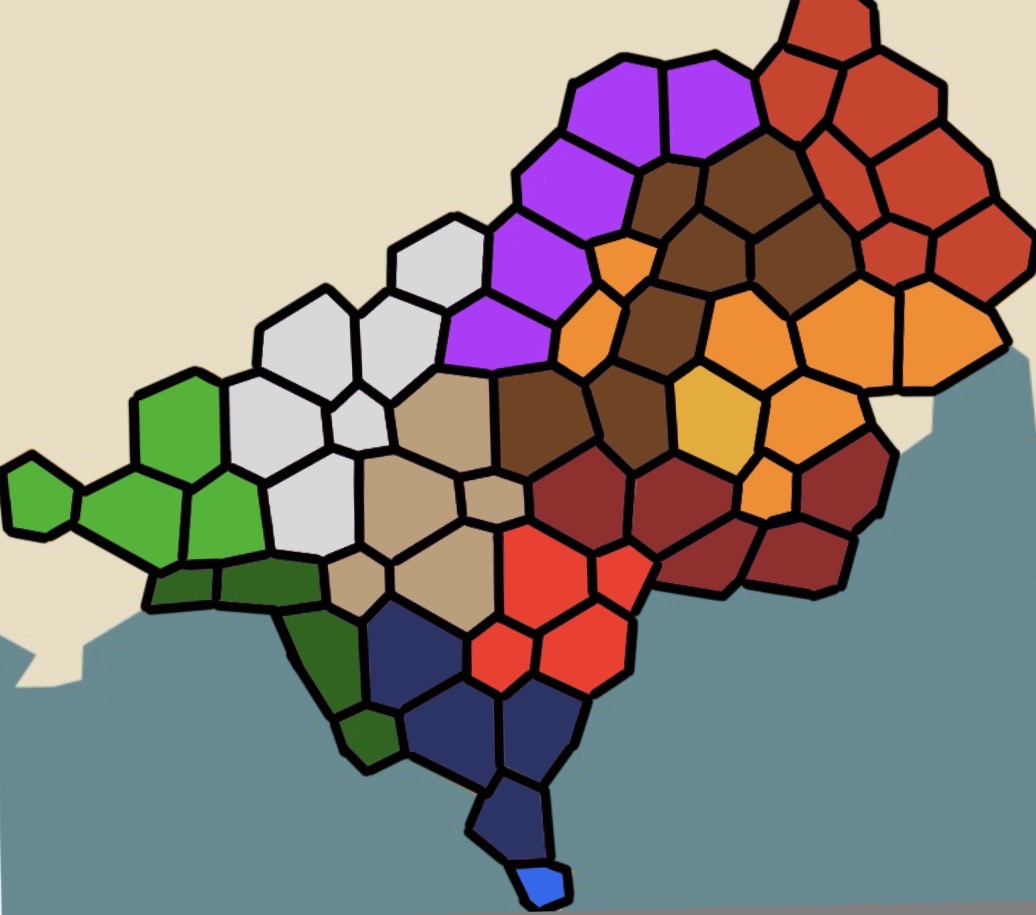 Carte des fief Carte des fief