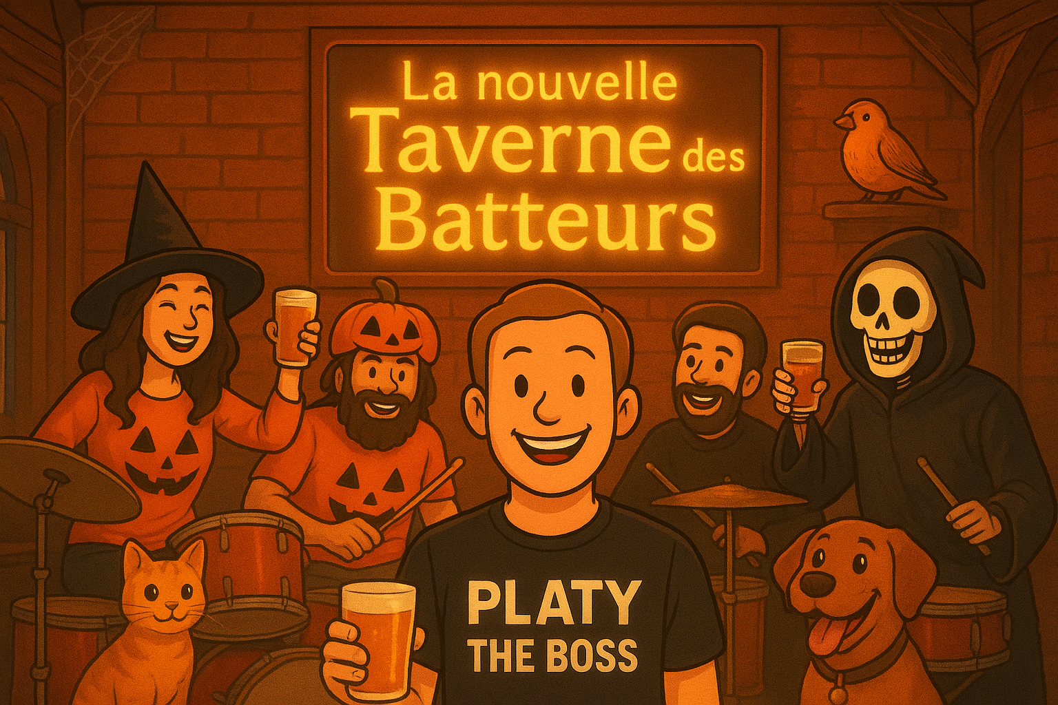 La nouvelle Taverne des Batteur halloween