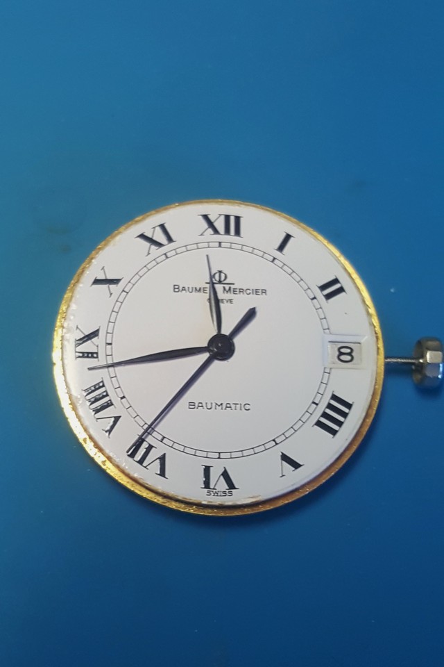 Il aura fallu de la patience pour restaurer cette Baume et Mercier à micro rotor 25111410364614657918666783
