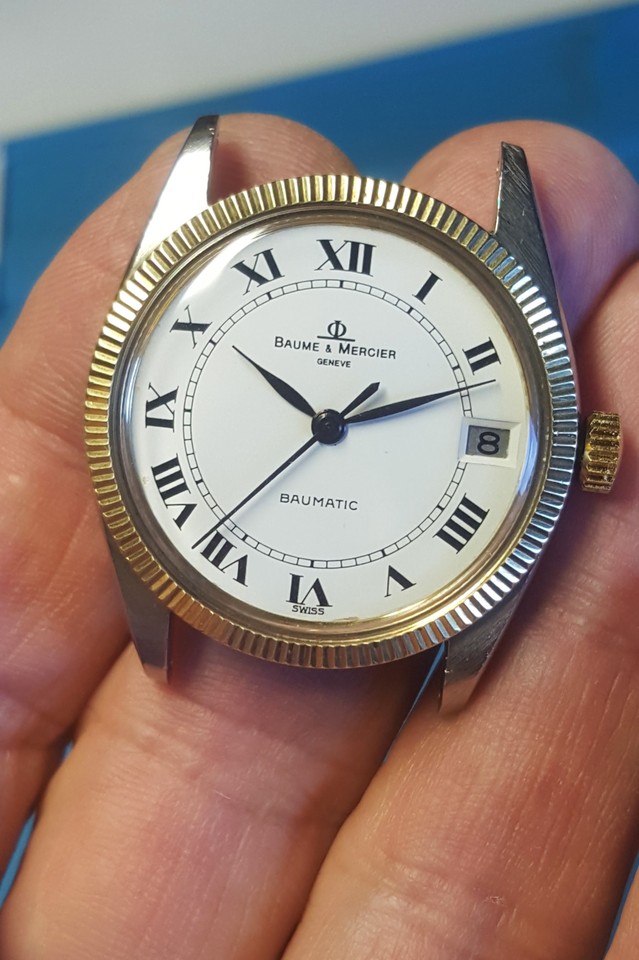 Il aura fallu de la patience pour restaurer cette Baume et Mercier à micro rotor 25111410375114657918666786