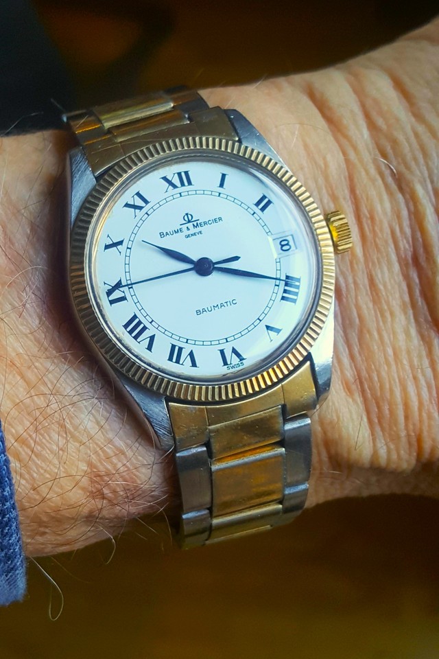 Il aura fallu de la patience pour restaurer cette Baume et Mercier à micro rotor 25111410375114657918666789