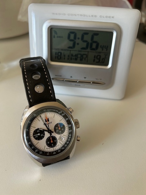Précision calibre 7750 Valjoux chrono Tissot Héritage 25111810225612050918670402