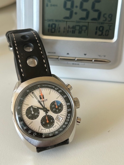Précision calibre 7750 Valjoux chrono Tissot Héritage 25111810225612050918670403