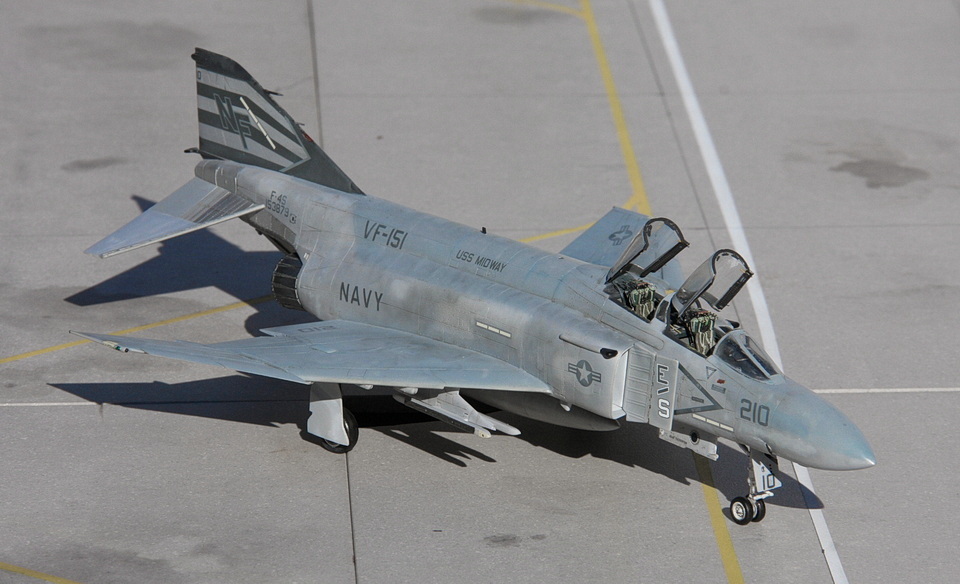 Hasegawa 1/72 - F-4S Phantom II - VF-151 #210 - Last Launch