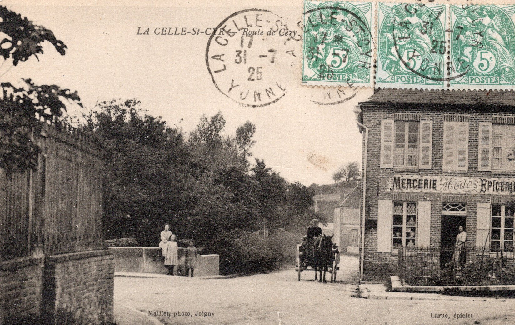 cartes postales anciennes - 24-88 route de cezy