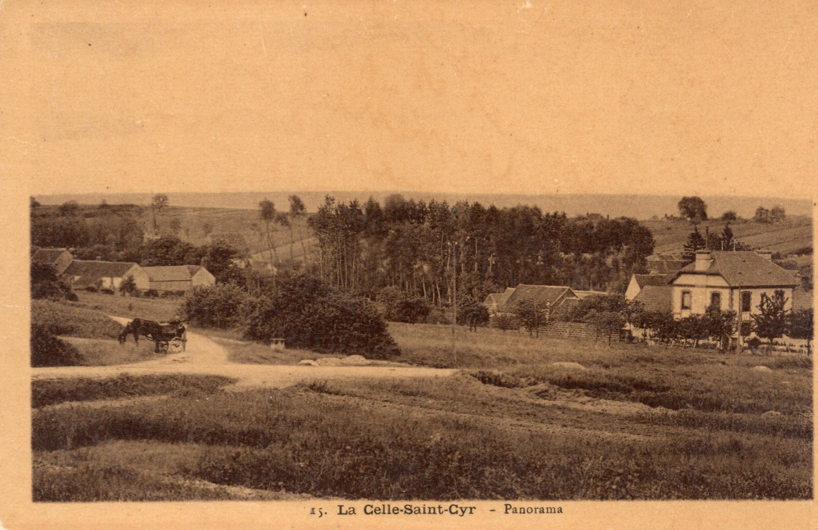 cartes postales anciennes - 32-19 vue generale 25 carrefour pinelle cormier