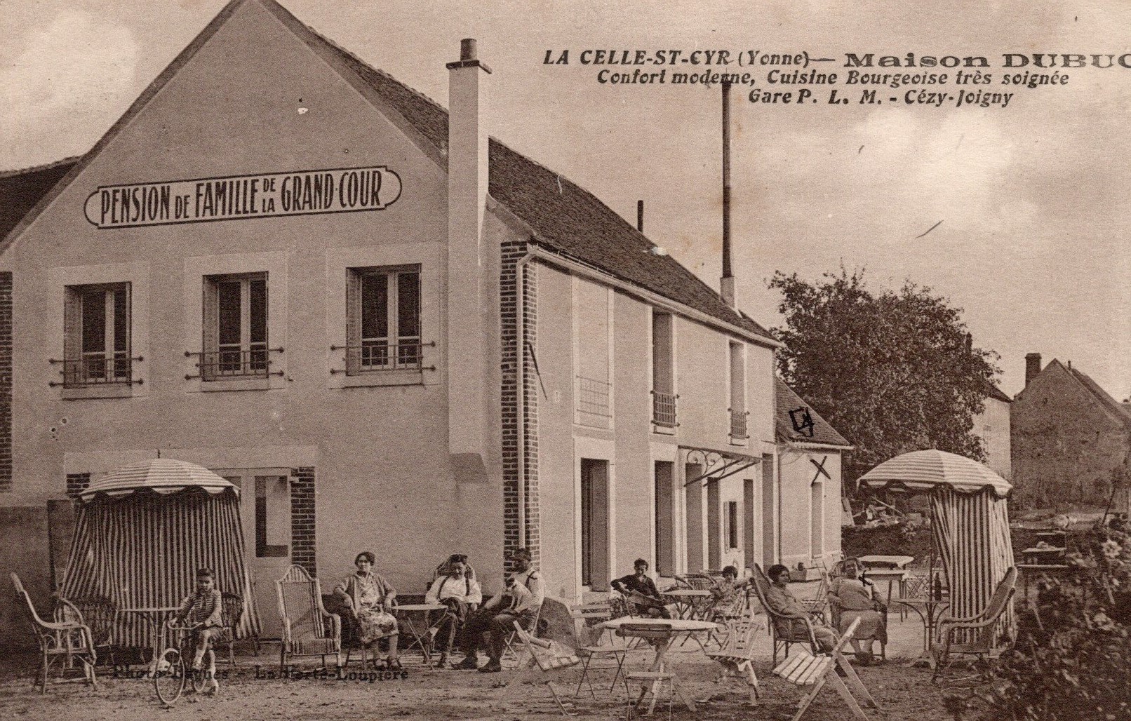 cartes postales anciennes - 35-001 pension de famille dubuc 3