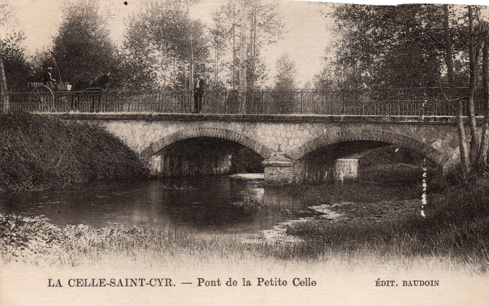 cartes postales anciennes - 44-70 le pont de la petite celle 