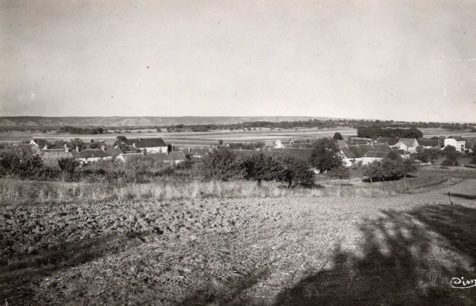 cartes postales anciennes - 38-55 loivre vue generale 2