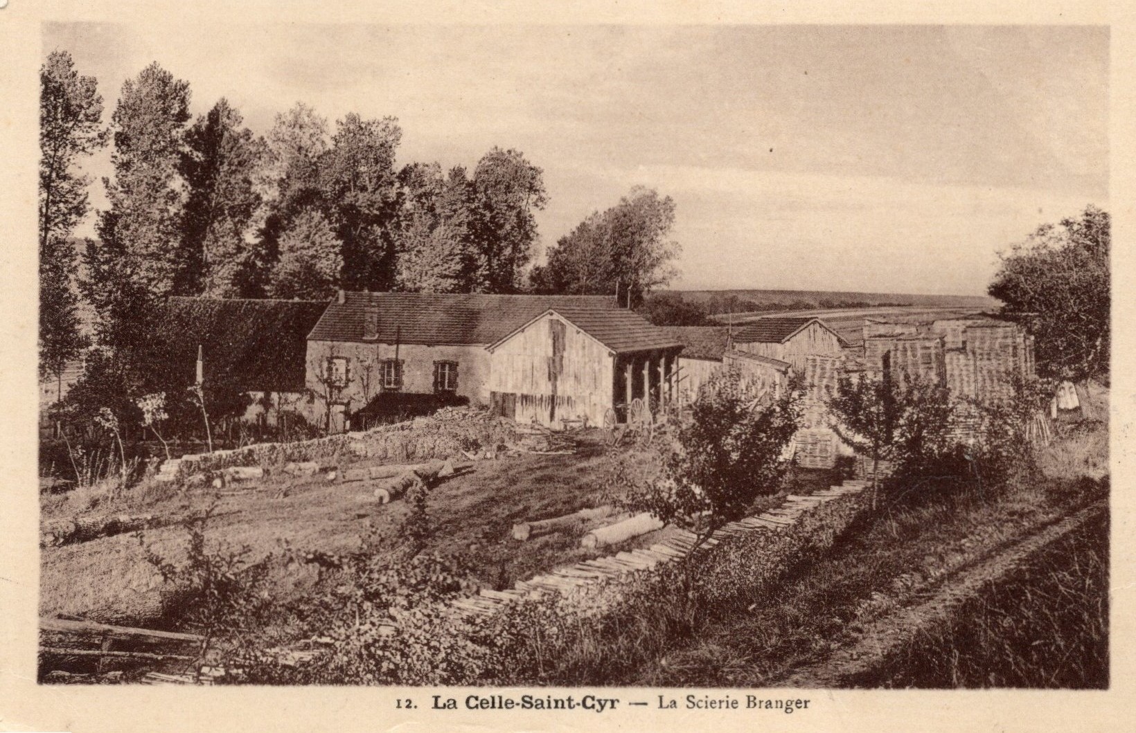 cartes postales anciennes - 43-64 la scirie branger 12