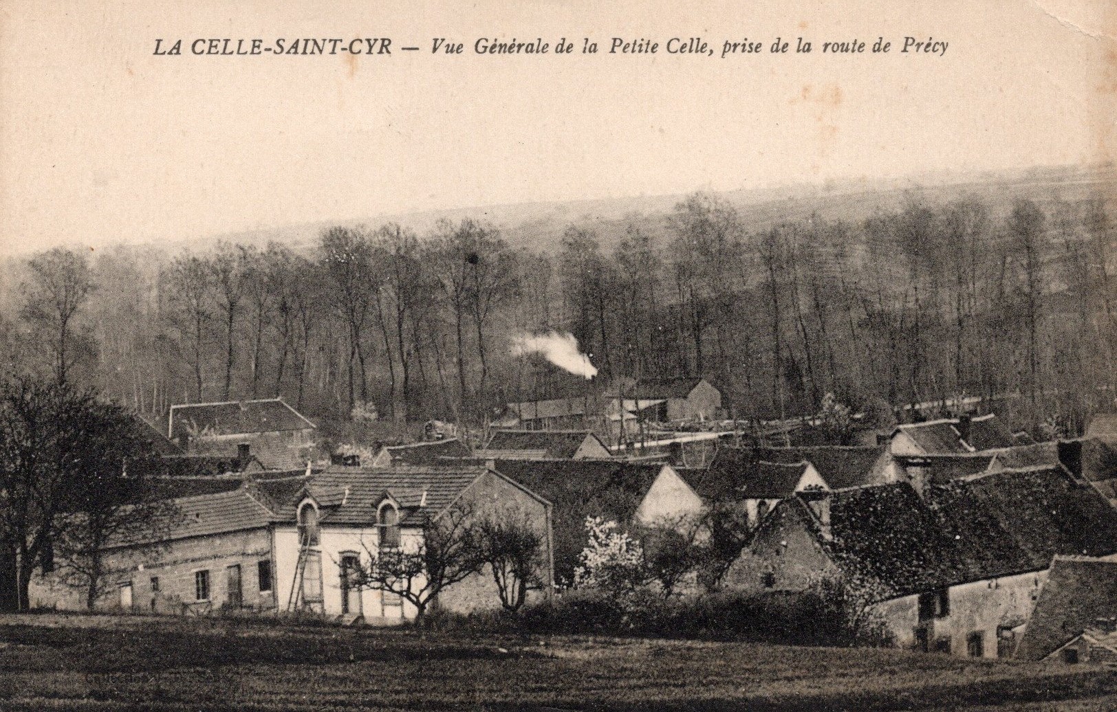 cartes postales anciennes - 47-65 vue generale de la route de precy