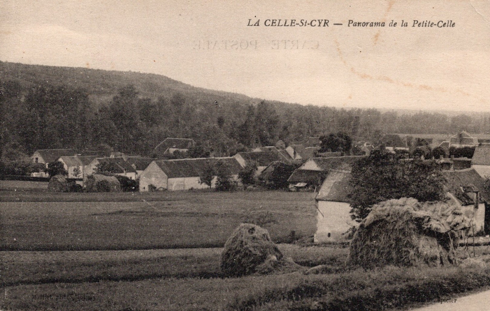 cartes postales anciennes - 48-59 la petite celle vue generale