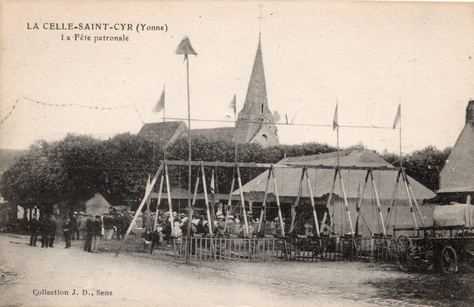 cartes postales anciennes - 59-80 la fete patronale