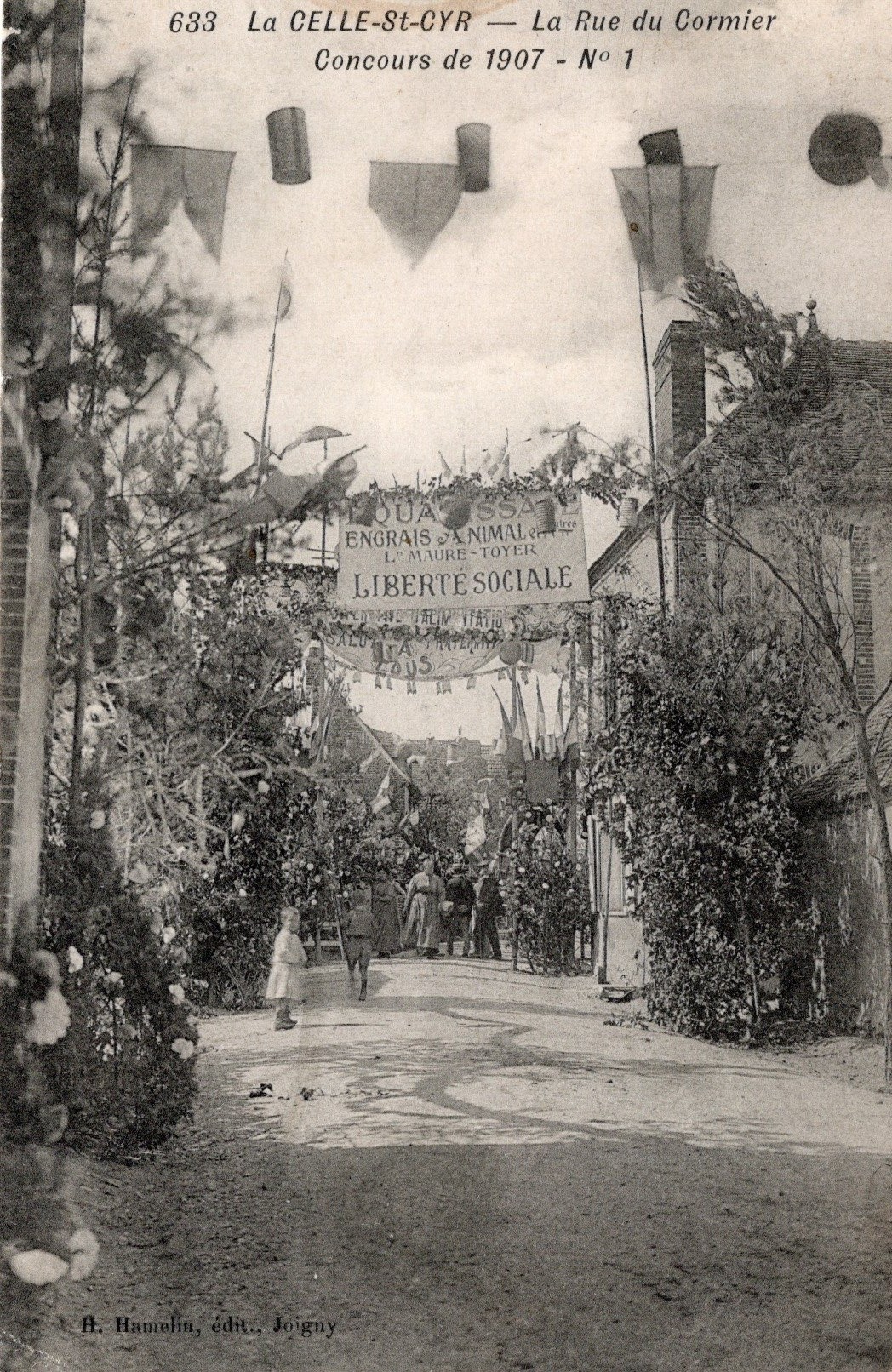 cartes postales anciennes - 60-83 rue du cormier concours 1907 633