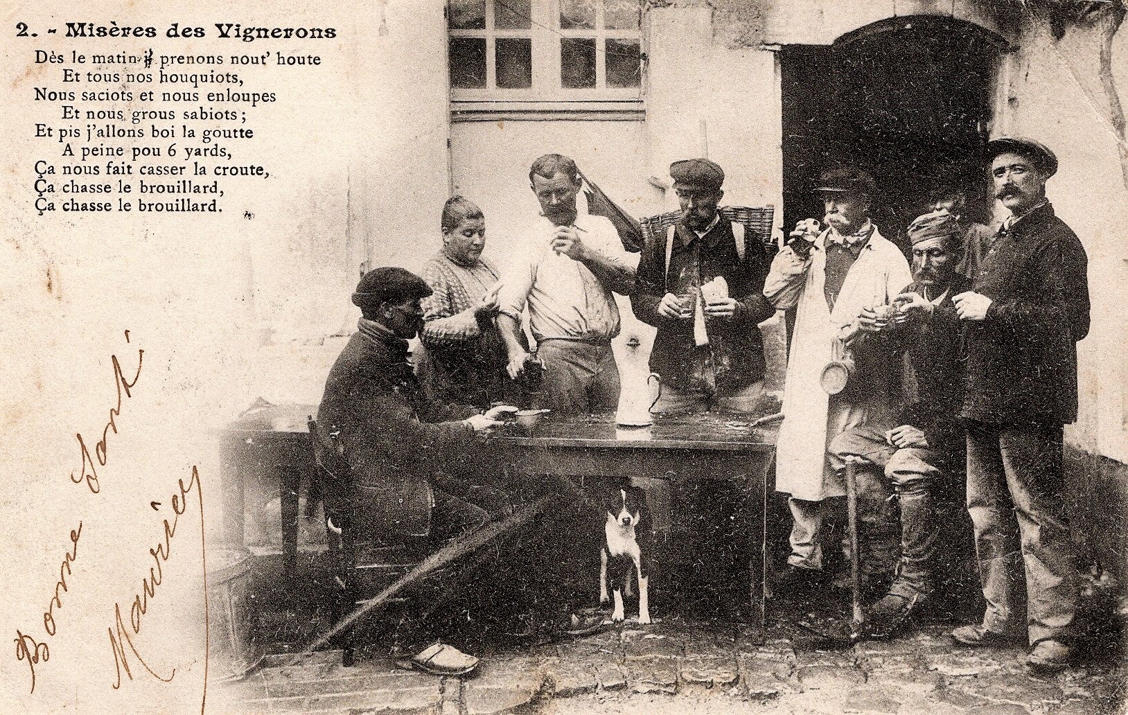 cartes postales anciennes - 62-002A misere des vignerons 2  1903